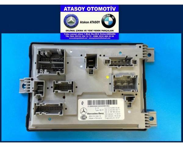 MERCEDES W257 CLS ARKA SAM BEYNİ A2139003738 A2139006636 A2139007434 A2139009729 A2139003326 A2139007328 A2139001928 A2139005825 5DK014334-19 5DK014334-18 5DK014334-16 5DK014334-13